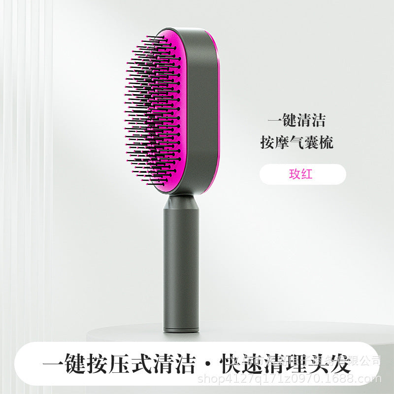 Air Cushion Comb Airbag Comb Net Red Home Comb Hair Curly Comb Airbag Comb Air Cushion Scalp Massage Comb Small and Portable