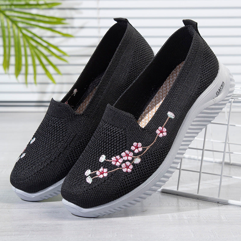 2022 new summer and autumn walking shoes for women old Beijing cloth shoes for women soft-soled casual shoes for middle-aged and elderly mothers sports shoes