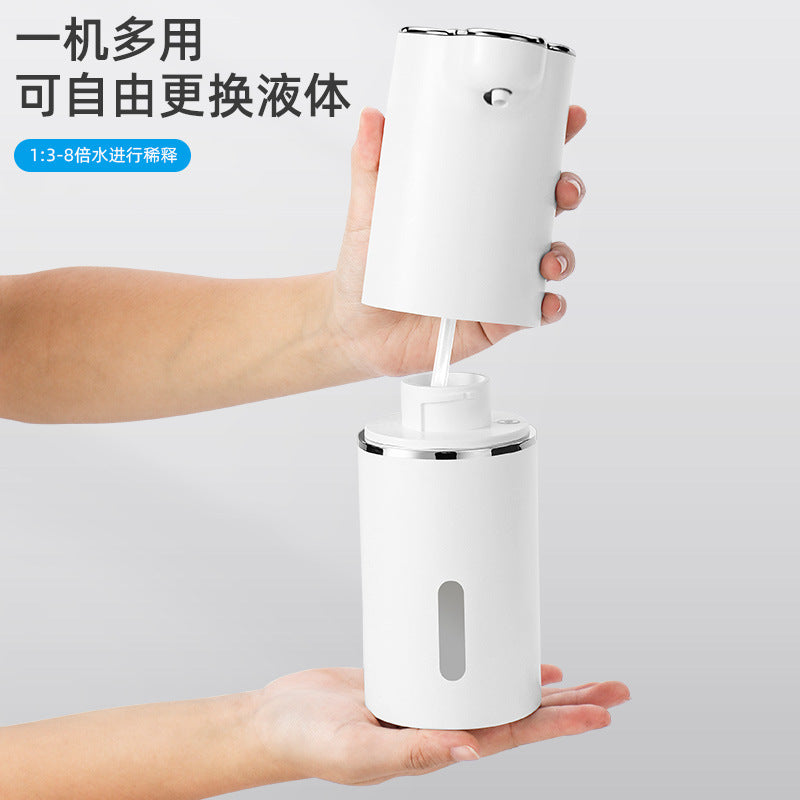 2022 Cross-border automatic foam hand sanitizer machine children's household intelligent adjustment charging mobile phone washing induction soap dispenser