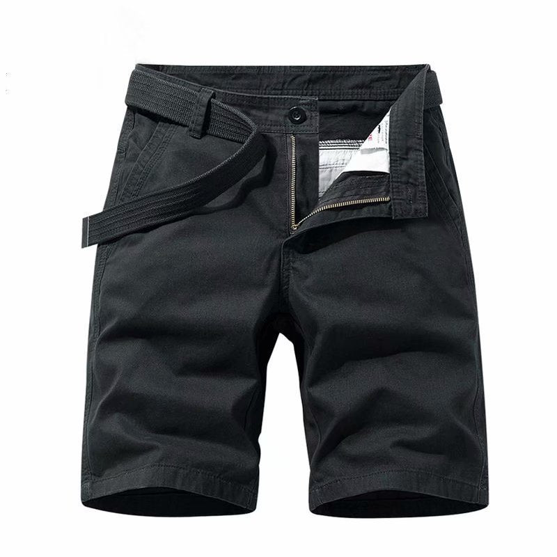 Wholesale summer trend men's five-point pants men's workwear casual shorts color washed beach pants 5