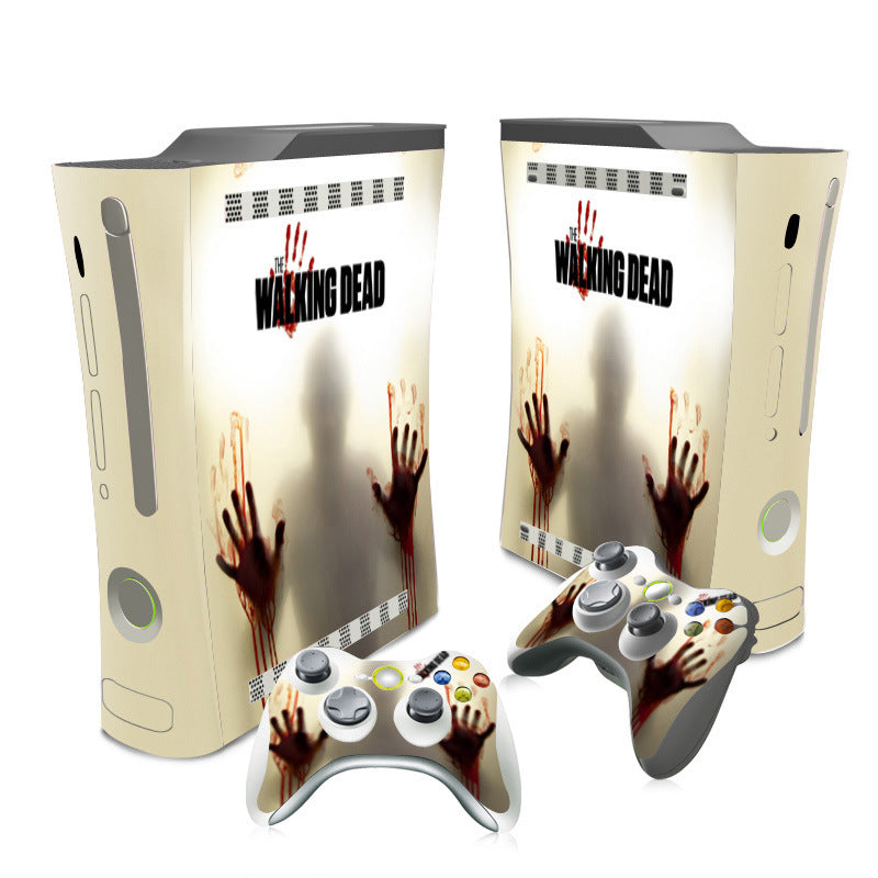 XBOX 360 Fat thick machine game console sticker cartoon protective film body sticker handle sticker skin