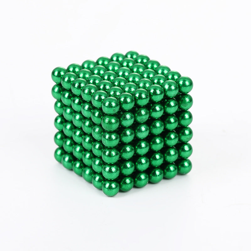 5mm216pcs Color Magnetic Ball Bucky Ball Magnetic Ball Magnetic Rubik's Cube Jigsaw Toy Factory Outlet Color