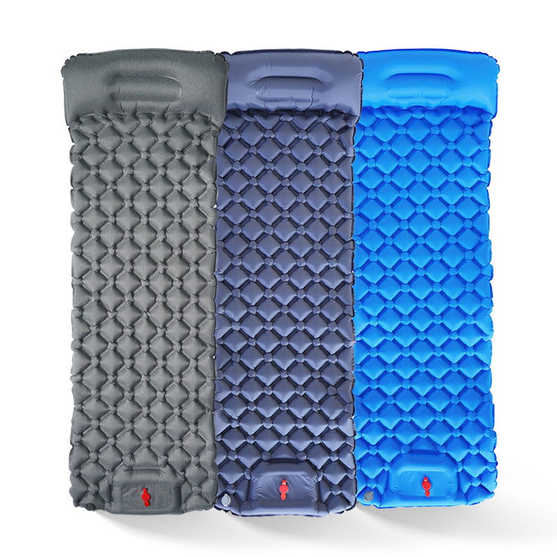 [One piece delivery] Outdoor camping inflatable sleeping pad TPU ultra-light press type air moisture-proof pad weight 590g