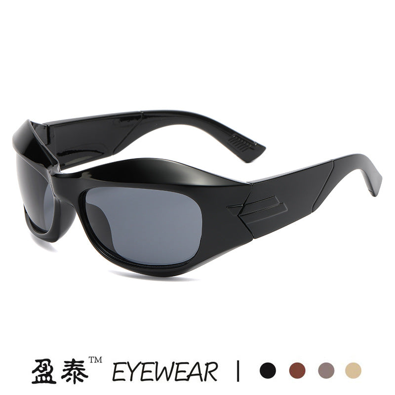 2023 New European and American Millennial Future Sense Y2K Sunglasses Punk Hip-Hop Hot Girls Sunglasses for Men and Women Cross-border Glasses