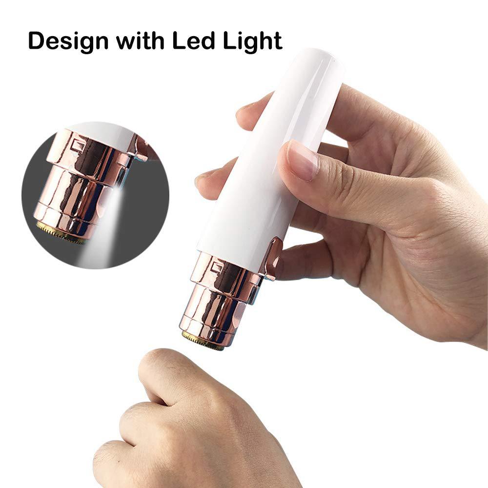 2 in 1 Electric Eyebrow Trimmer Women's Shaver Lipstick Women's Eyebrow Trimmer Electric Eyebrow Trimmer Artifact Wholesale