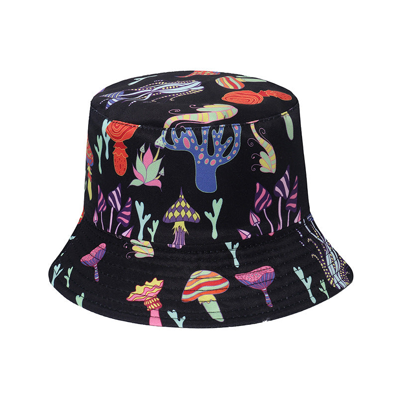 2023 spring and summer new sun protection sun hat vacation leisure all-match travel beach basin hat flamingo fisherman hat women