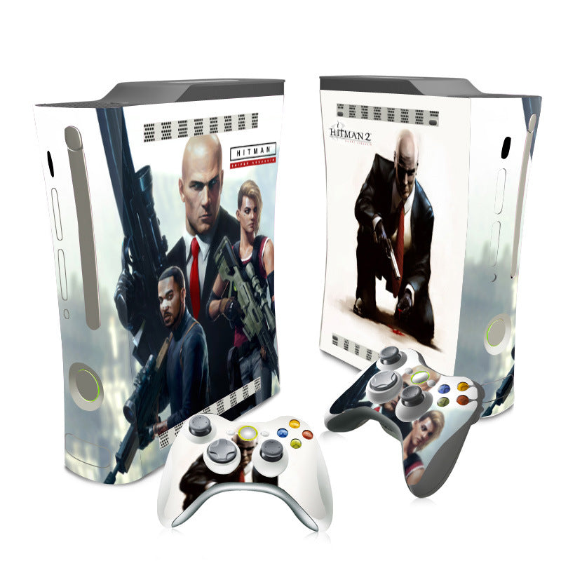 XBOX 360 Fat thick machine game console sticker cartoon protective film body sticker handle sticker skin