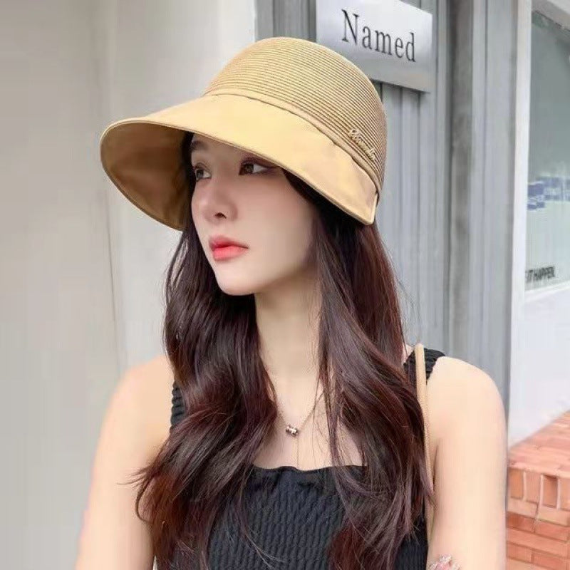 2023 hot style fashion summer women's summer sunshade sunscreen duck tongue all-match anti-ultraviolet large brim sun hat trendy wholesale