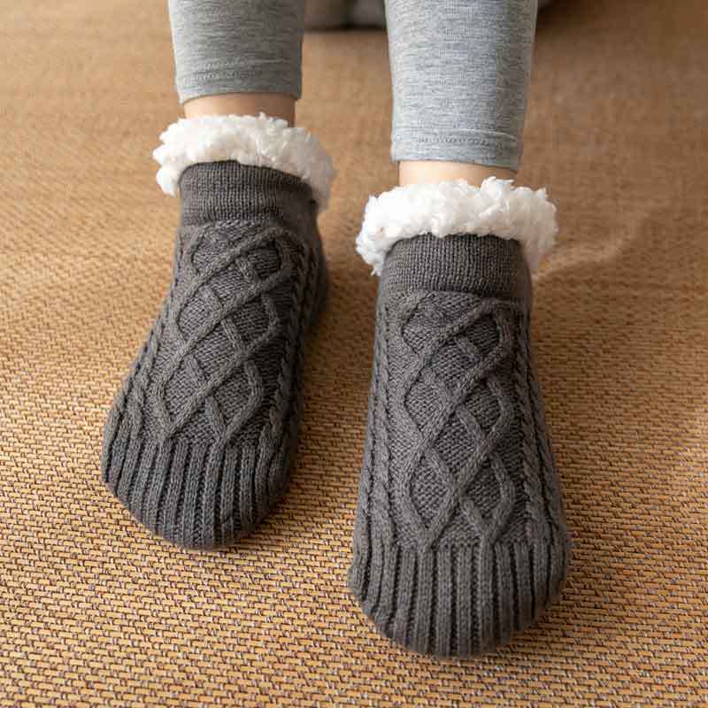 Winter floor socks adult women's home confinement socks snow socks sleep carpet socks leg sets slippers socks men's non-slip