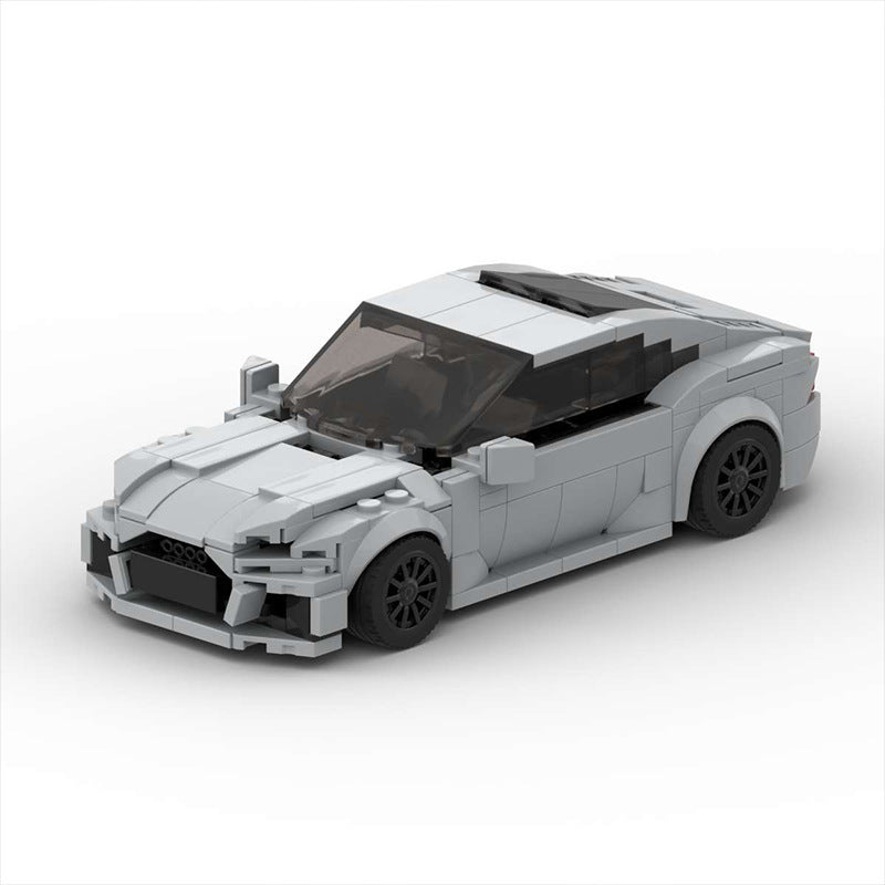 [Suit Thug] MOC building blocks are compatible with Lego to assemble the Audi RS7 sports car model speed8 grid car