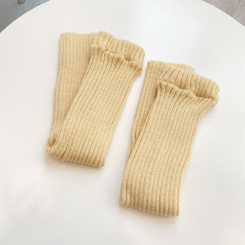 50cm Japanese style high-top knitted leg socks college style versatile jk uniform lolita solid color socks calf socks