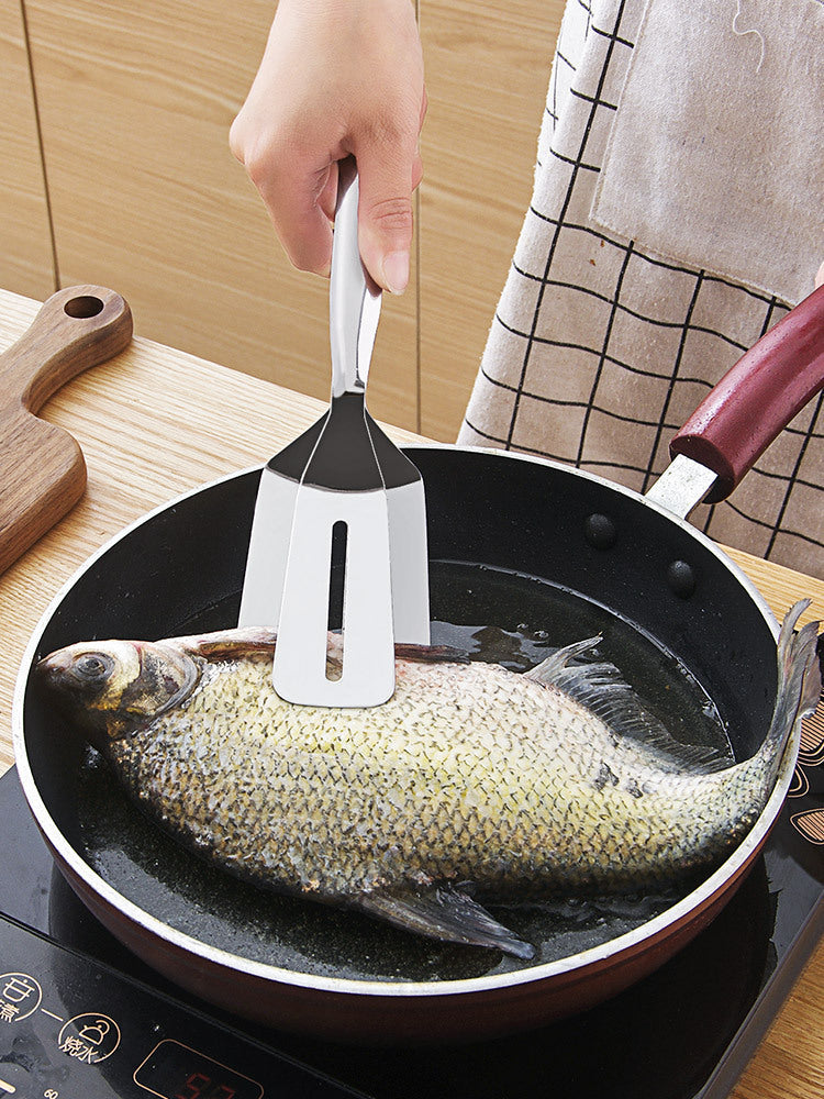 201 stainless steel frying spatula clip pancake frying fish spatula pizza steak spatula household kitchen spatula frying steak clip