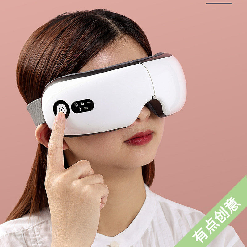 8s eye protection eye massager steam heating eye mask children hot compress smart bluetooth rechargeable eye massager