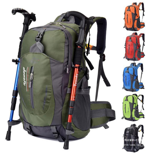 2018 Cycling New Outdoor Backpack 40L Travel Multi-function Mountaineering Waterproof Leisure Hiking Student