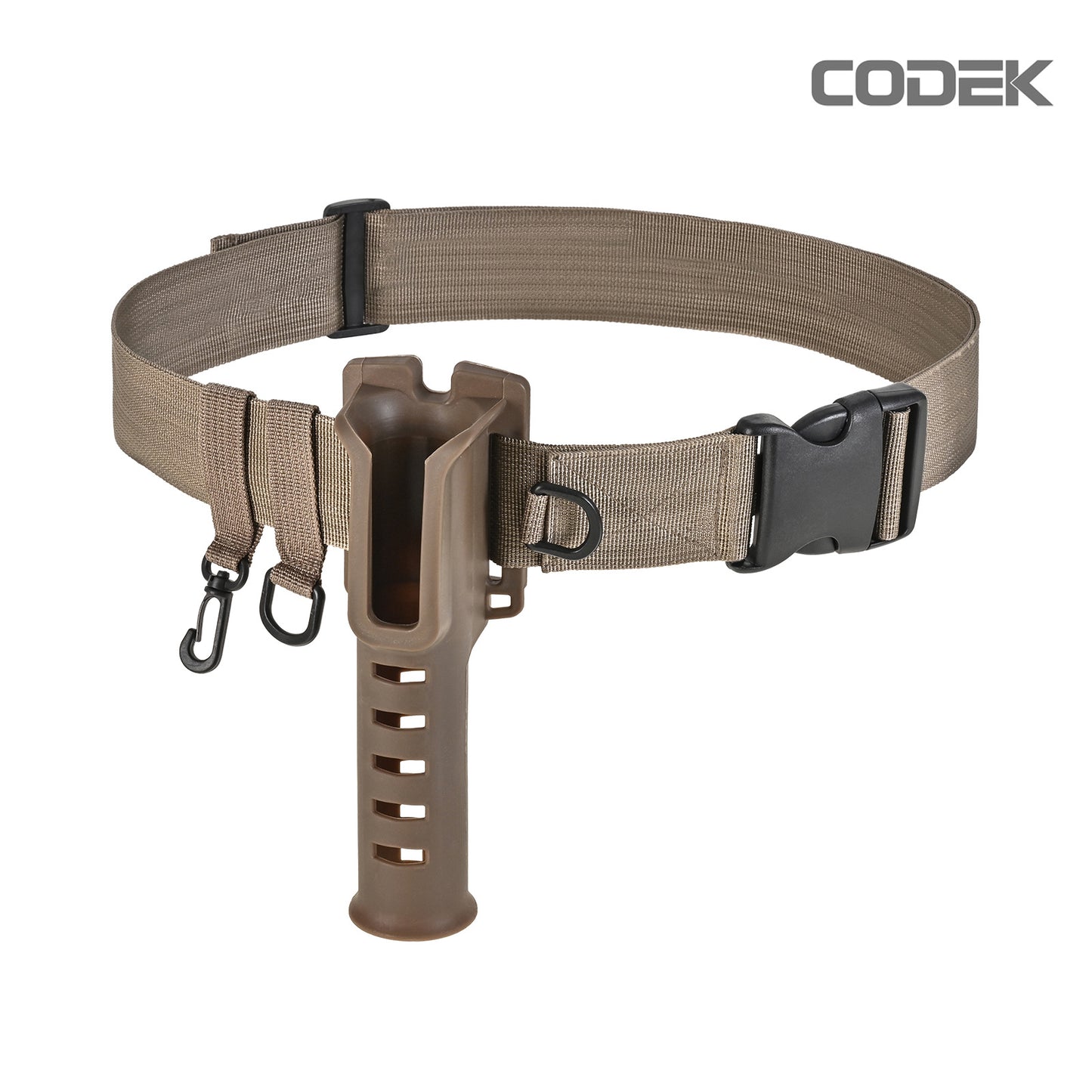 28189 CODEK [fishing rod belt bracket] Lu Yaji fishing waist hanging rod holder fixer fishing gear hanging buckle