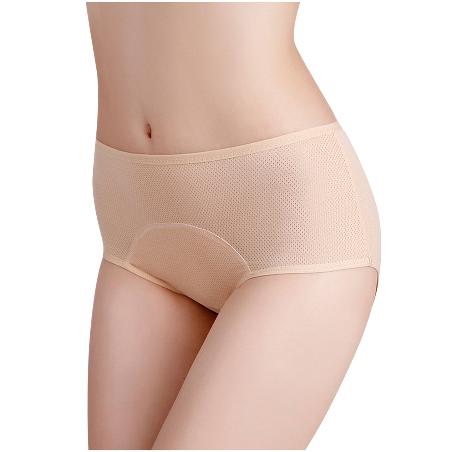 3-pack menstrual period panties for women, leak-proof and safe, high-waisted, breathable and sanitary panties for menstruation