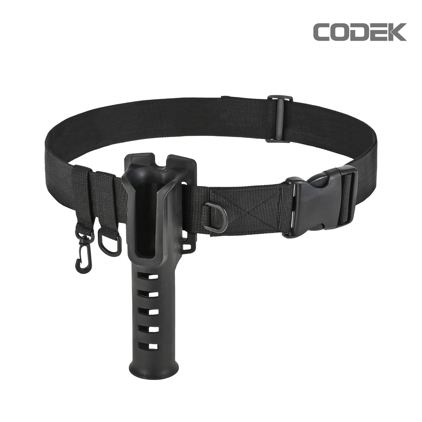 28189 CODEK [fishing rod belt bracket] Lu Yaji fishing waist hanging rod holder fixer fishing gear hanging buckle