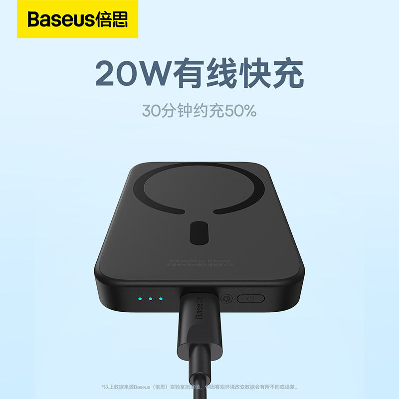 Wholesale magnetic wireless charging treasure 20W fast charging suitable for Magsafe Apple 13 iphone12 mobile power bank