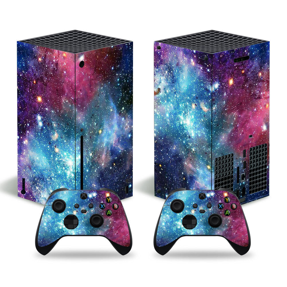 xbox series x game console stickers color film cartoon stickers handle stickers protective film colorful stickers