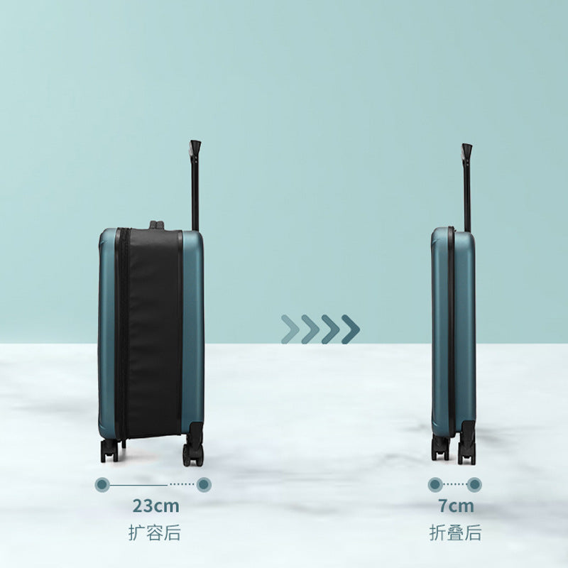 2022 New Cross-border Foldable Luggage Universal Wheel Portable Trolley Case Business Travel Travel Business Suitcase