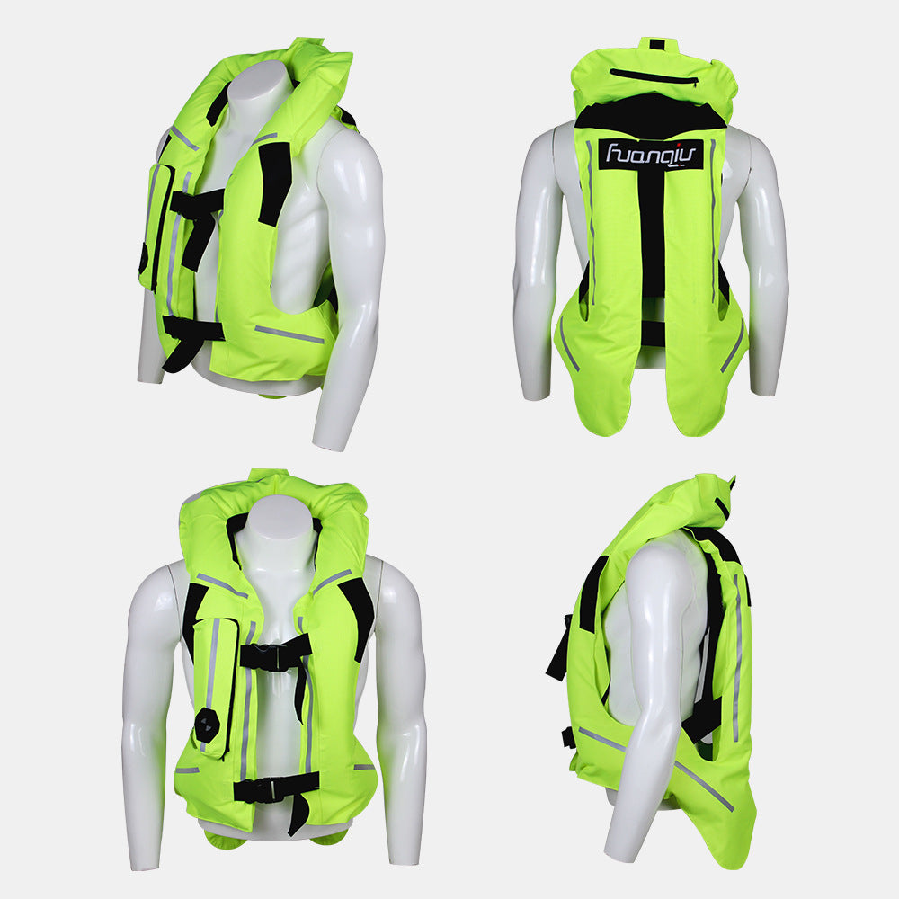 Airbag clothing ring Qiu new second-generation safety vest protective vest anti-fall wear-resistant motorcycle inflatable cycling suit