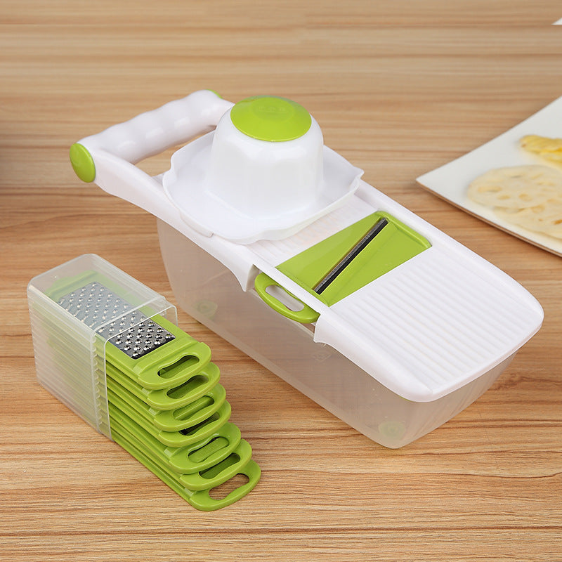 Wholesale kitchen eight-in-one vegetable grater potato radish slicer grater fruit salad vegetable grater