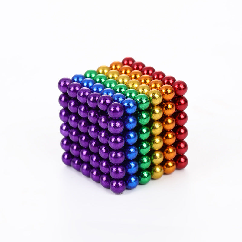 5mm216pcs Color Magnetic Ball Bucky Ball Magnetic Ball Magnetic Rubik's Cube Jigsaw Toy Factory Outlet Color