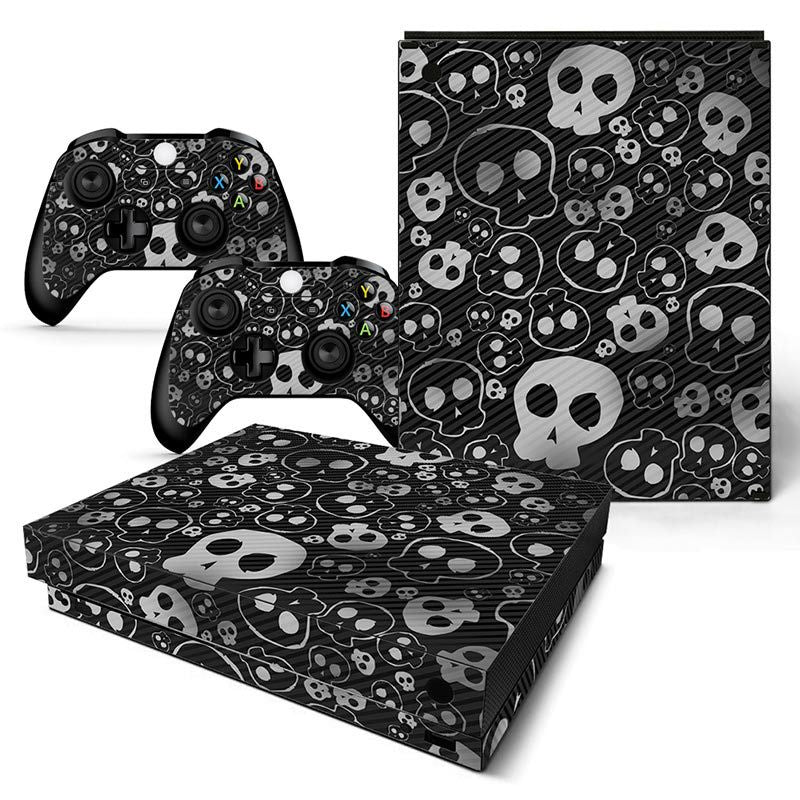 XBOX ONE X sticker game console handle host protective cover middle shell sticker side skull