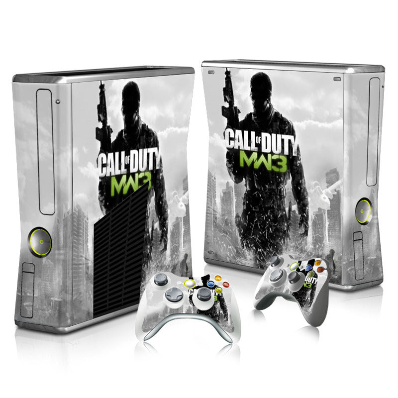 xbox360 slim game console full body stickers Call of Duty Black Ops OPS 2 3 4 Skin