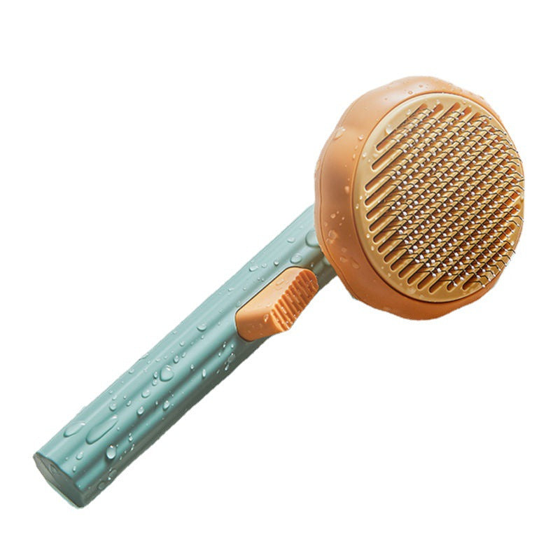 Aichuang pumpkin comb pet needle comb cat comb hair removal floating hair comb comb one-click combing artifact pet comb