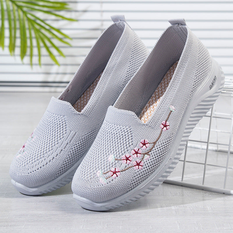 2022 new summer and autumn walking shoes for women old Beijing cloth shoes for women soft-soled casual shoes for middle-aged and elderly mothers sports shoes