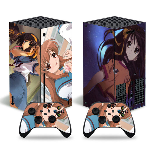 XBOX SERIES X game console full body sticker PVC material no bubble air guide slot cartoon animation