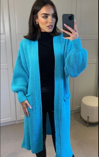 2023 autumn and winter Amazon cross-border new women's clothing solid color knitted sweater pocket cardigan mid-length sweater women's coat