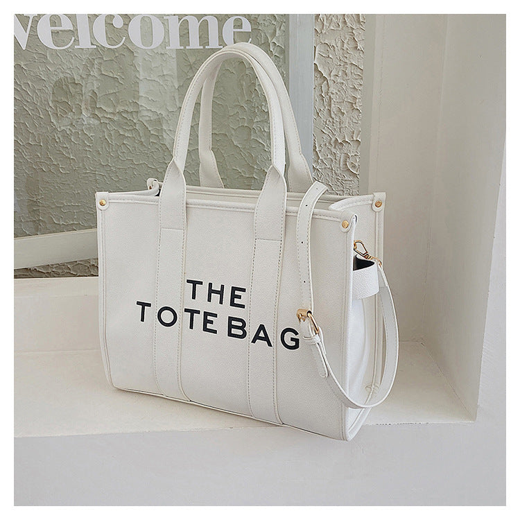 2023 New Printing Simple Tote Bag Large-capacity Letter Handheld Underarm Bag Fashion Trend One Shoulder Messenger Bag