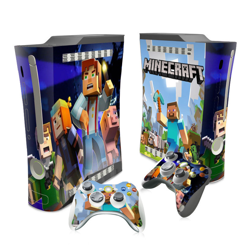 XBOX 360 Fat thick machine game console sticker cartoon protective film body sticker handle sticker skin