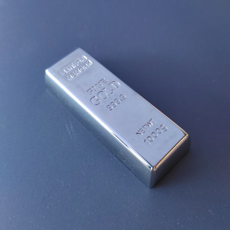 3.0 Gold Bar USB Flash Drive Gold Brick Creative Simulation Gold 64g Corporate Business Personalized Gold Gift USB Flash Drive 8G