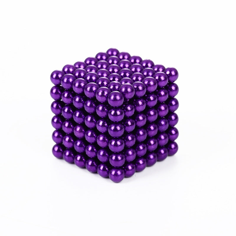 5mm216pcs Color Magnetic Ball Bucky Ball Magnetic Ball Magnetic Rubik's Cube Jigsaw Toy Factory Outlet Color