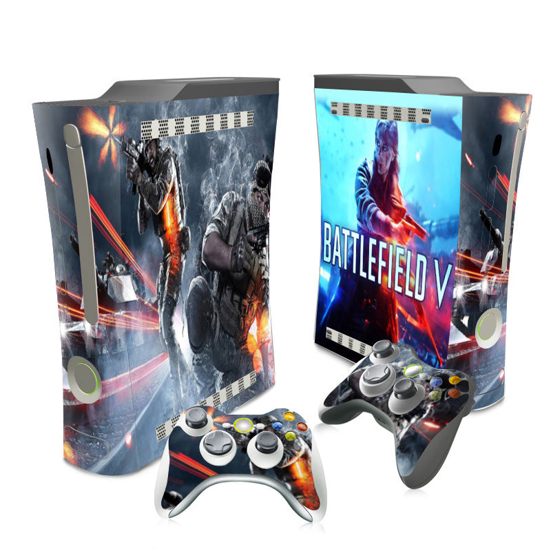 XBOX 360 Fat thick machine game console sticker cartoon protective film body sticker handle sticker skin