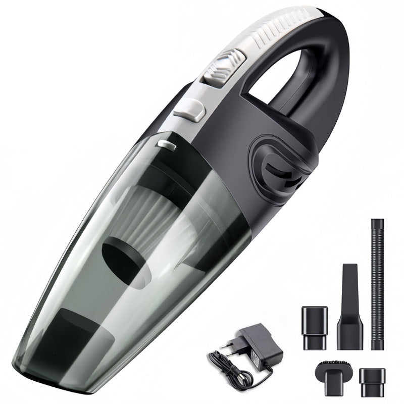 Wireless car vacuum cleaner high power 120W car and home dual use handheld rechargeable dry and wet large suction English cross-border