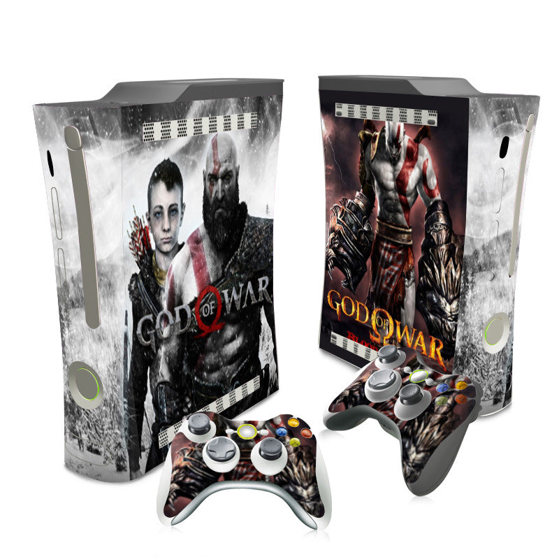 XBOX 360 Fat thick machine game console sticker cartoon protective film body sticker handle sticker skin