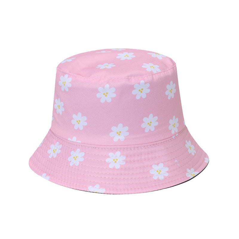 2023 spring and summer new sun protection sun hat vacation leisure all-match travel beach basin hat flamingo fisherman hat women