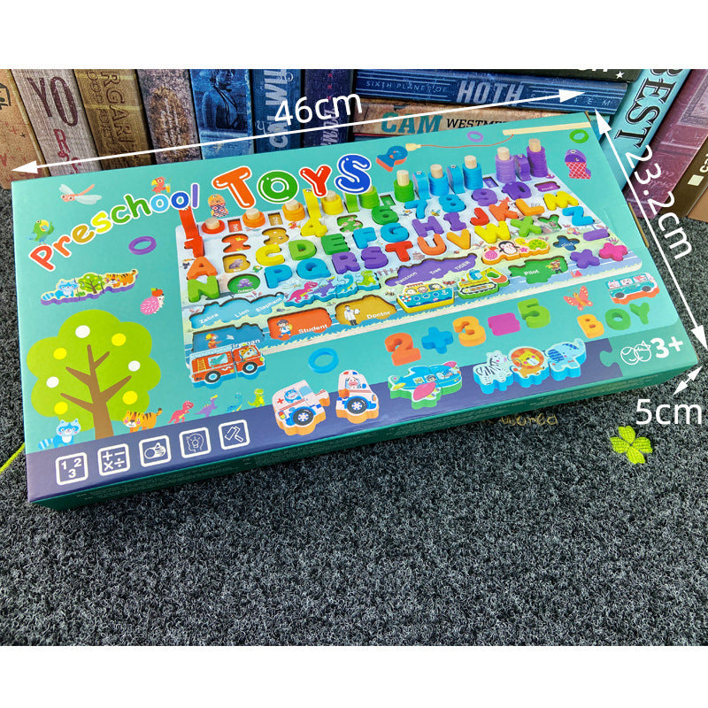 Young children's toys digital puzzle building blocks early education puzzle development brain exercise 1-2 years old and a half 3 boys and girls