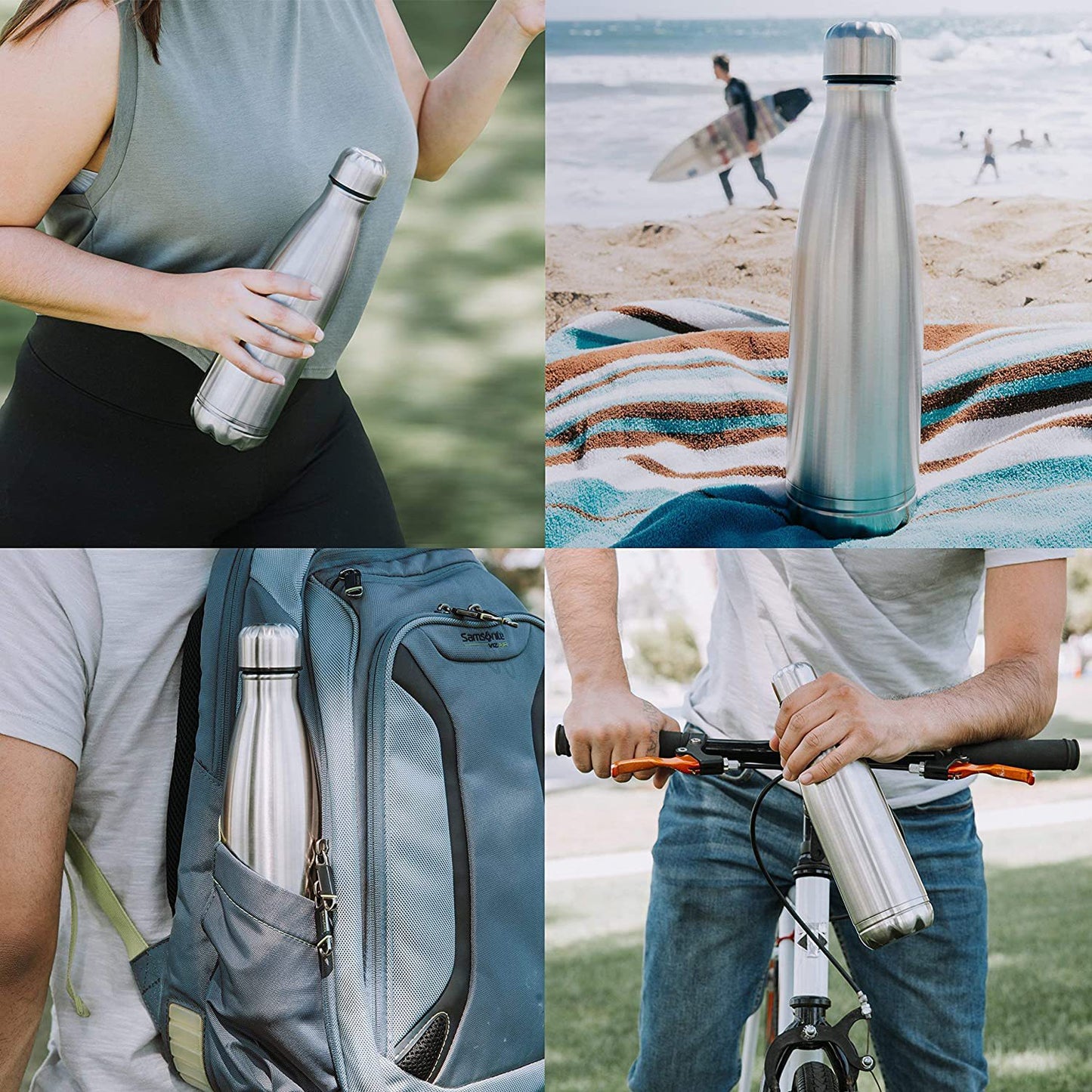 (Monthly sales 2000) Factory direct supply stainless steel bottle hidden tank outdoor portable storage thermos