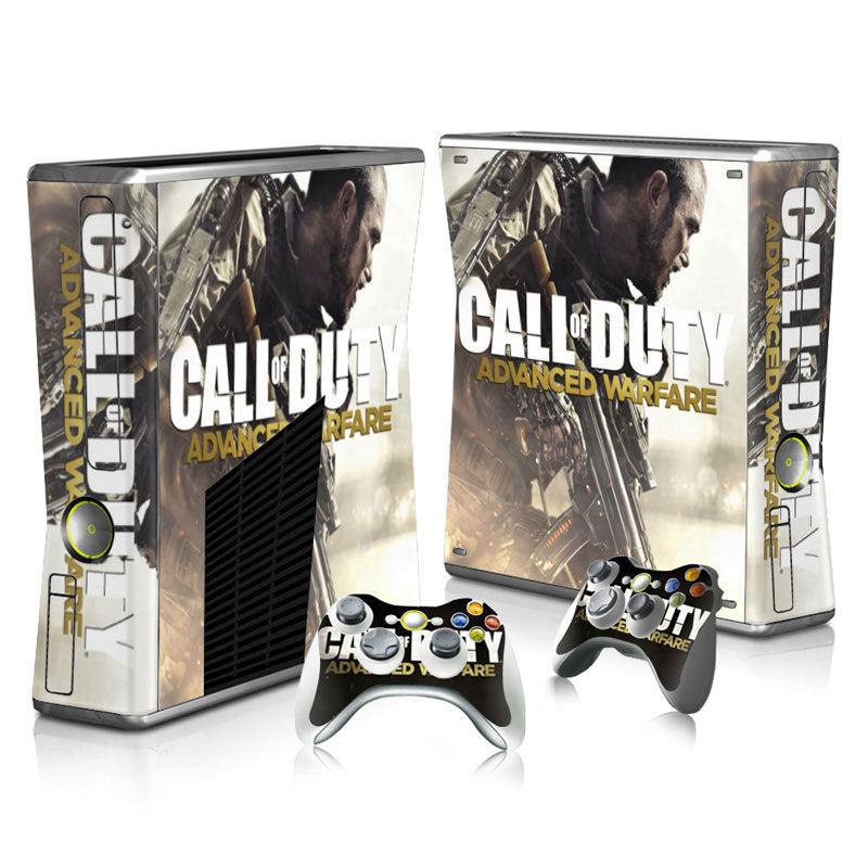 xbox360 slim game console full body stickers Call of Duty Black Ops OPS 2 3 4 Skin