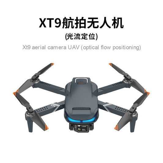 Aerial photography drone XT9 high-definition dual-lens pixel multi-rotor drone optical flow fixed height positioning remote control drone