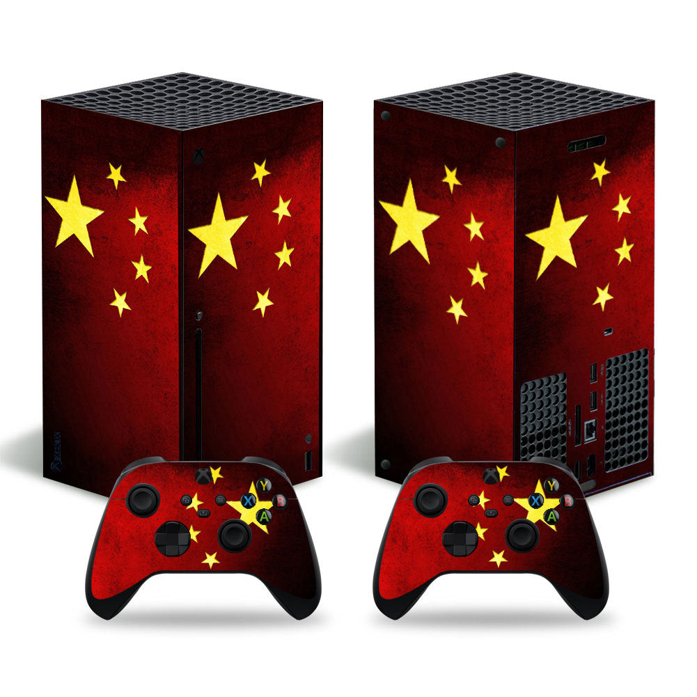 xbox series x game console stickers color film cartoon stickers handle stickers protective film colorful stickers