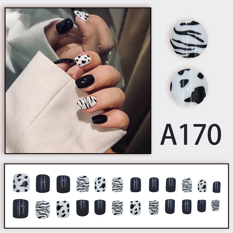 Wearable manicure patches, removable fake nail patches, finished nail art patches, cross-border internet celebrity bride dance nail patches