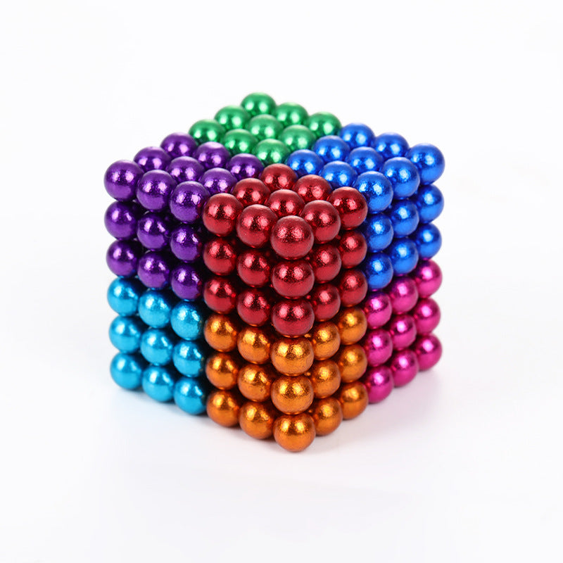 5mm216pcs Color Magnetic Ball Bucky Ball Magnetic Ball Magnetic Rubik's Cube Jigsaw Toy Factory Outlet Color