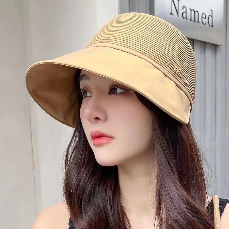 2023 hot style fashion summer women's summer sunshade sunscreen duck tongue all-match anti-ultraviolet large brim sun hat trendy wholesale