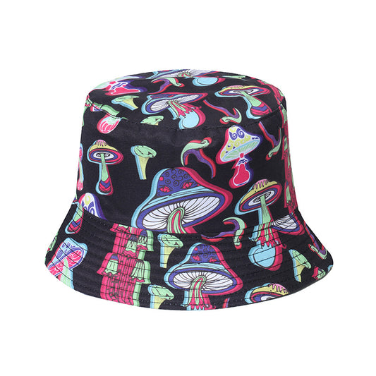 2023 spring and summer new sun protection sun hat vacation leisure all-match travel beach basin hat flamingo fisherman hat women